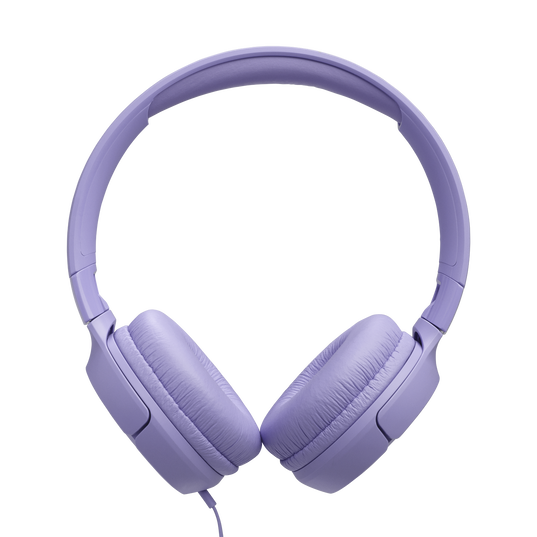 JBL Tune 520C USB-C - Purple - Hi-Res wired on-ear headphones - Left